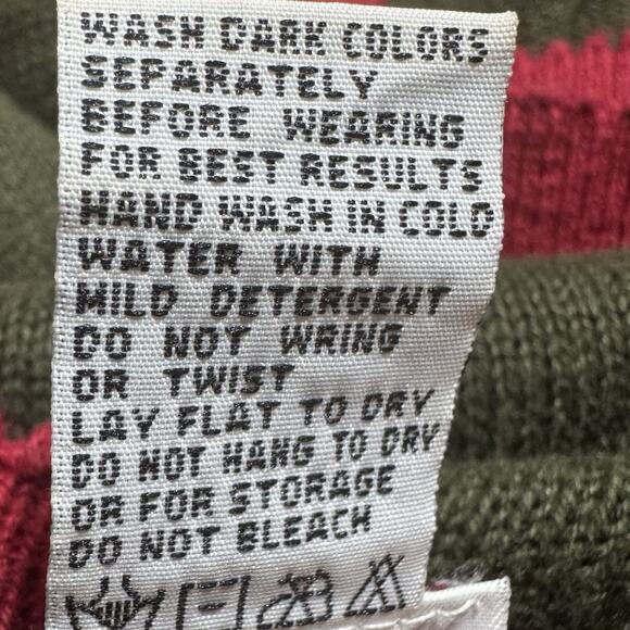 Napa Valley Women’s Cardigan Sweater Small Green Houndstooth Floral Embroidered - Picture 9 of 9